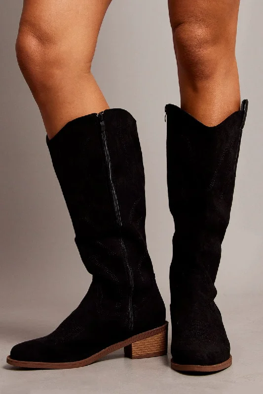 Black Western Boots