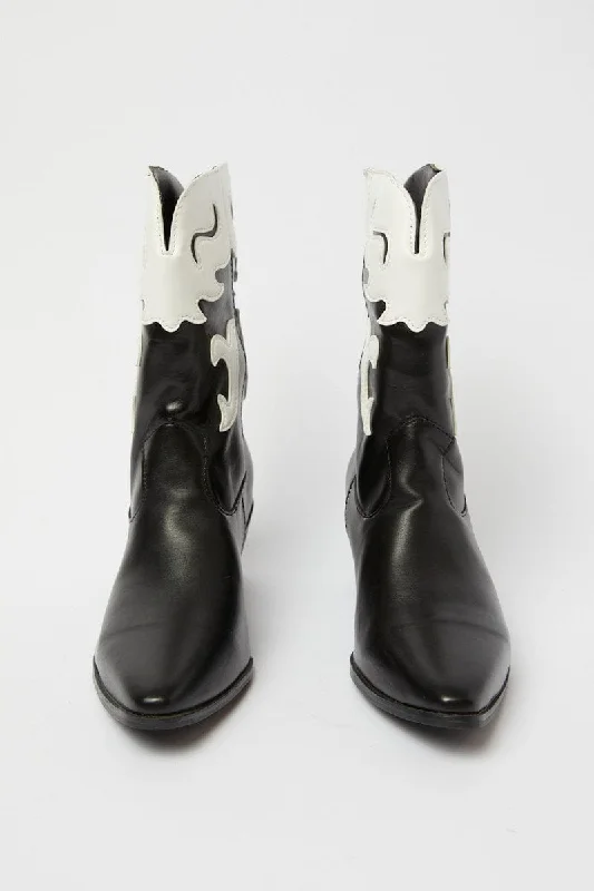 Black Western Cowboy Boots