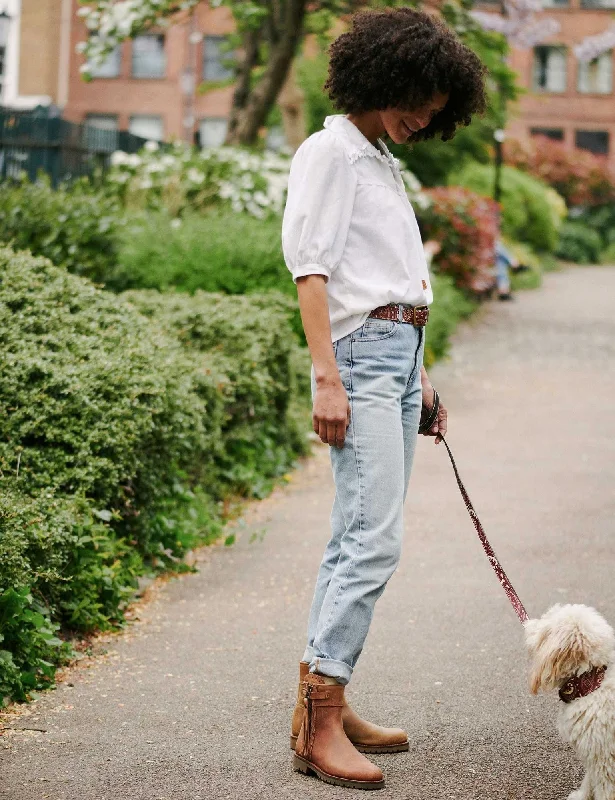 Penelope Chilvers Cropped Leather Tassel Boots