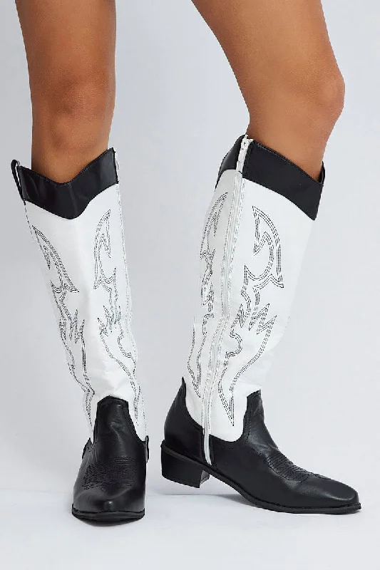 Multi Western Cowboy Boots