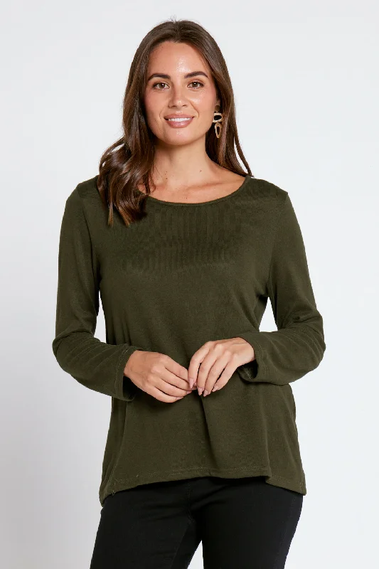 Rory Knit Top - Khaki