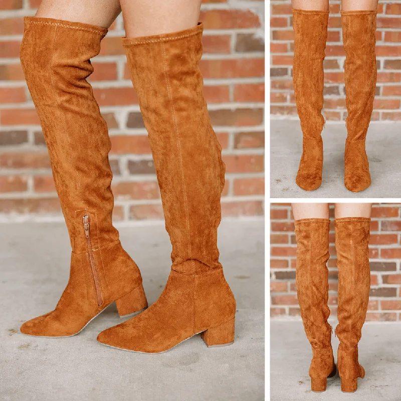 Sweet Surprises Tan Brown Boots