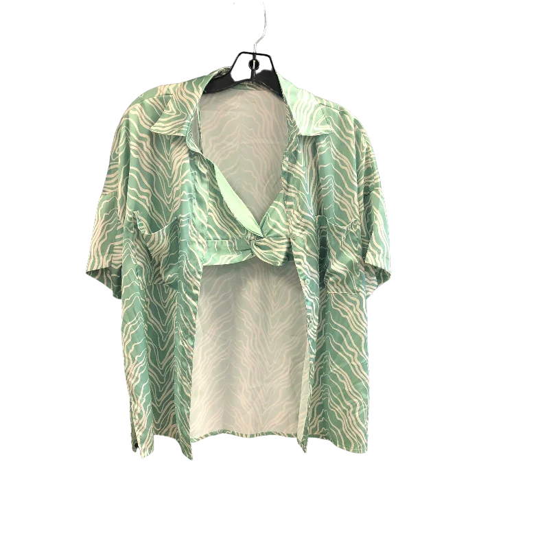 Top 2pc Long Sleeve By Cmc In Green, Size: S