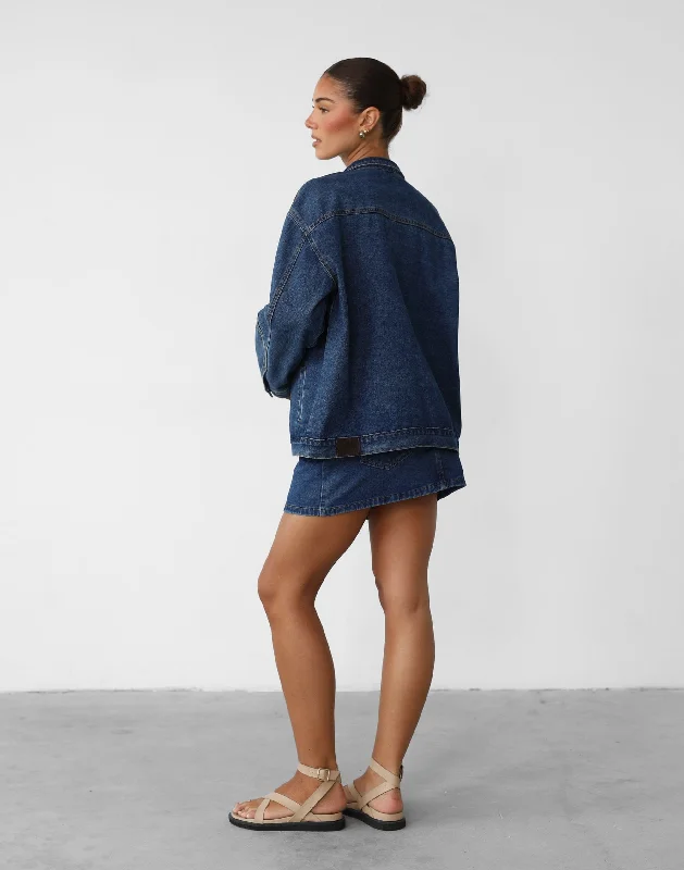 Adrian Denim Jacket (Dark Denim)