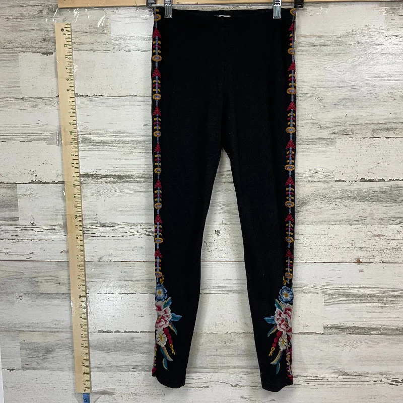 Black Pants Leggings Johnny Was, Size Xs