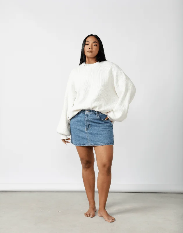 Cody Oversized Jumper (Cream)