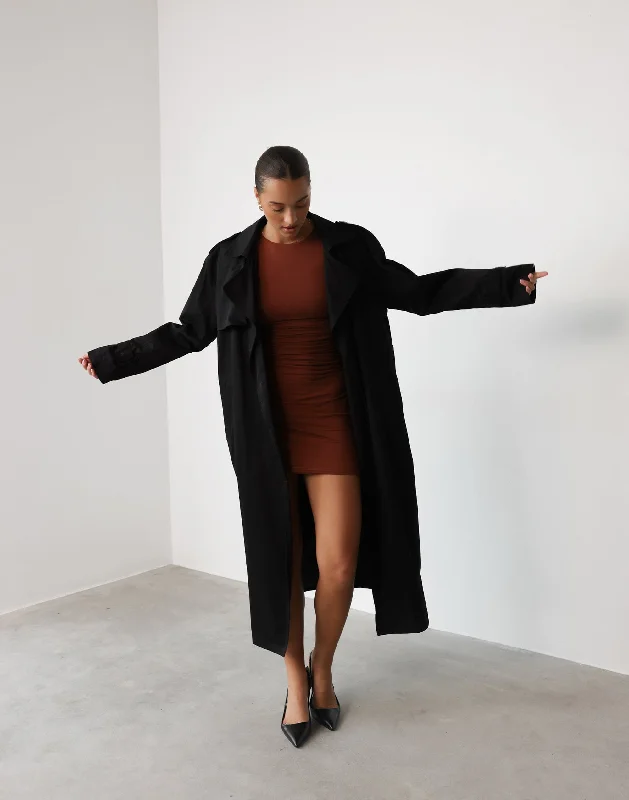 Dario Trench Coat (Black)