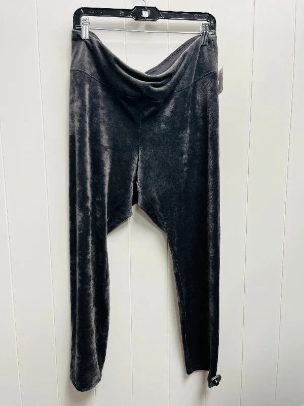 Grey Pants Leggings Pure Jill, Size Xl