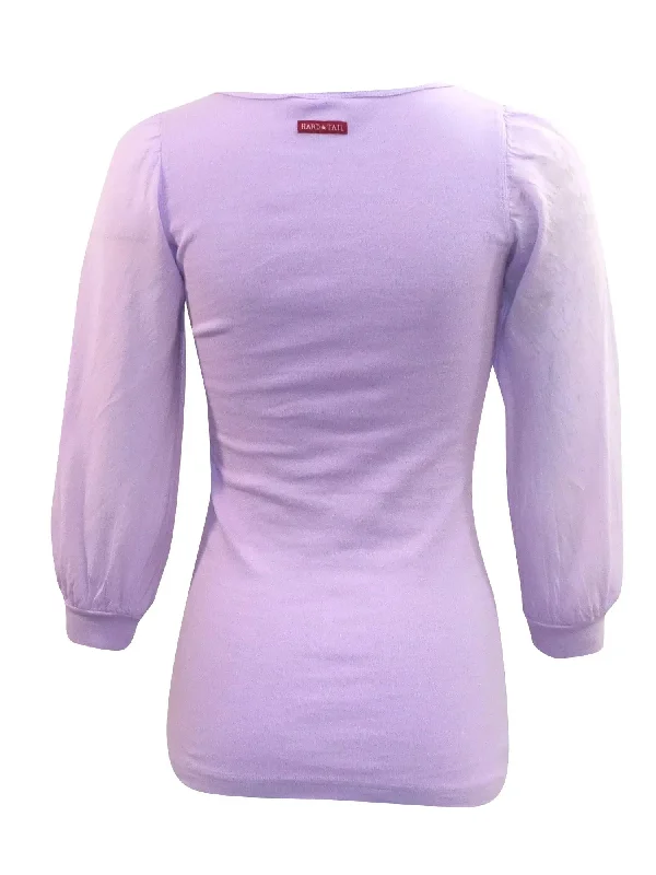 Hard Tail 3/4 Bubble Sleeve T-shirt T-158