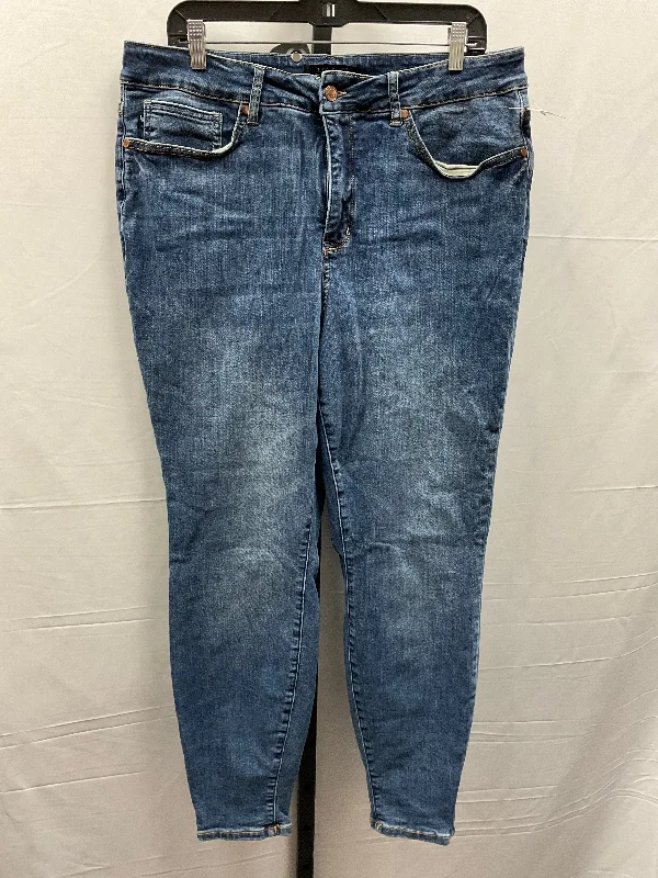 Jeans Skinny By Judy Blue In Blue, Size: 20