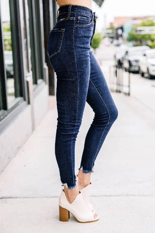 KanCan: Going Up Dark Wash High Waist Skinny Jeans