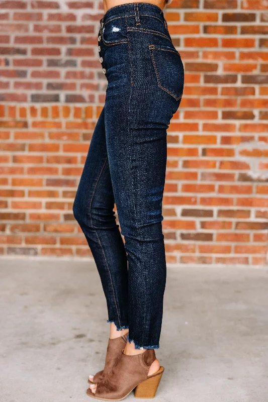 KanCan: Going Up Ultra Dark Wash High Waist Skinny Jeans