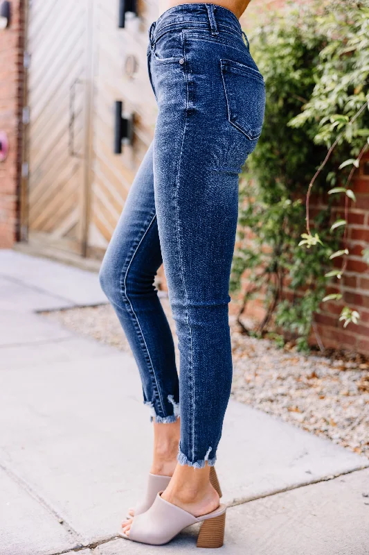 KanCan: Just Ask Dark Wash High Rise Skinny Jeans