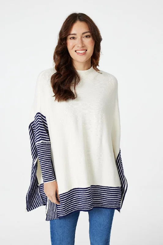 Striped Oversized Knitted Jumper