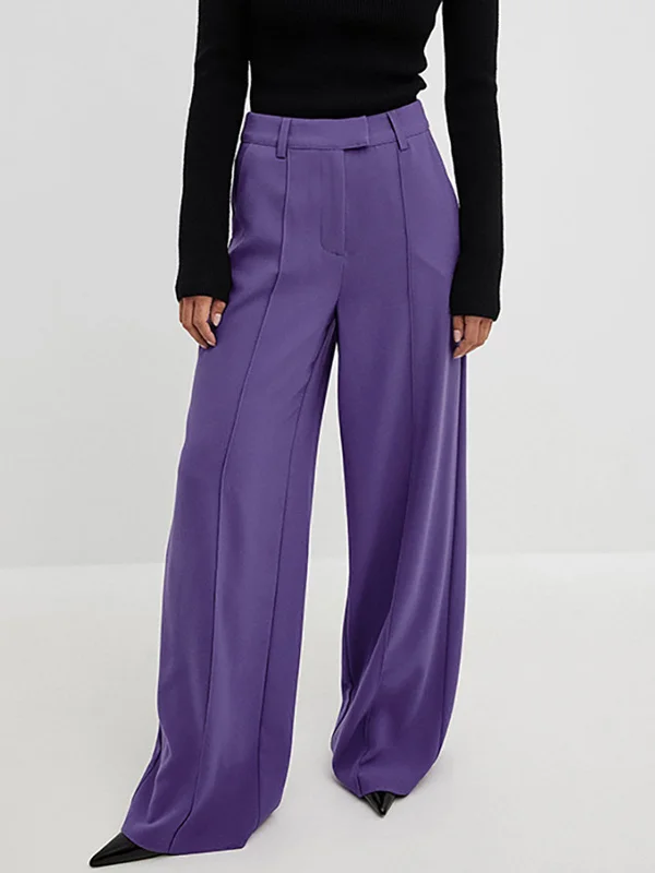 BerryBetty - Lavender Wide Leg Pants