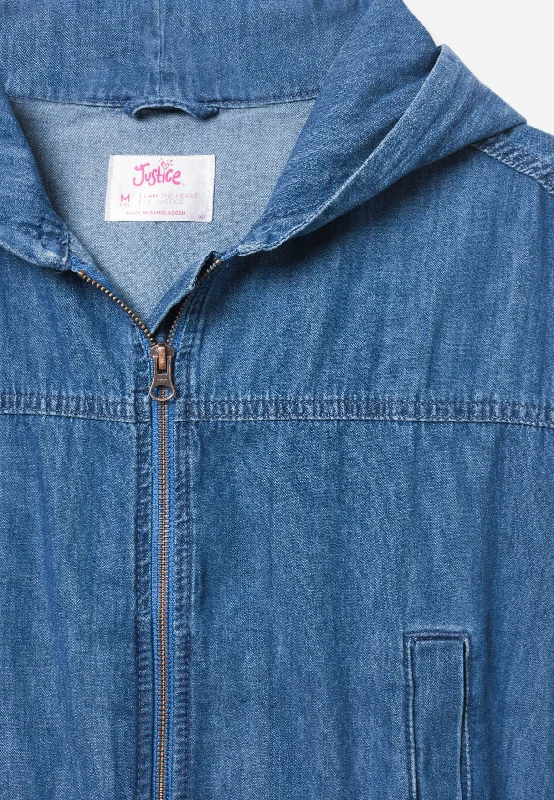 90s Zipup Denim Jacket