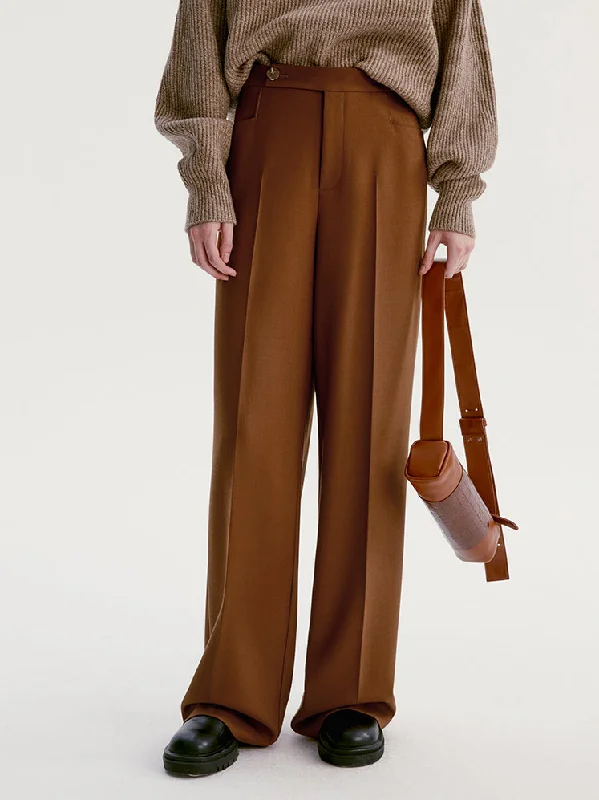 BerryBetty - Maple Pockets Wide Leg Pants