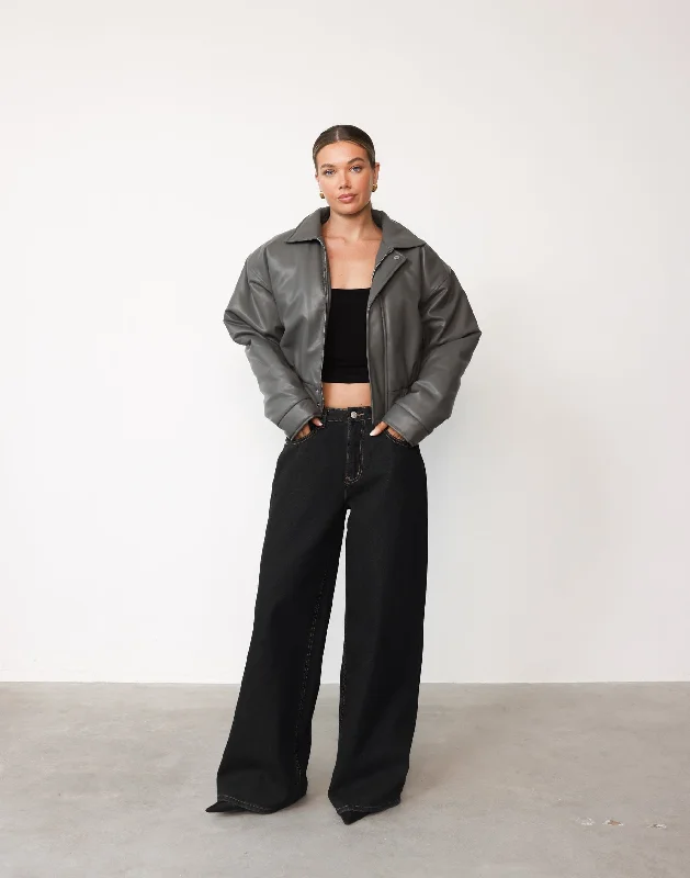 Paloma Bomber Jacket (Slate)