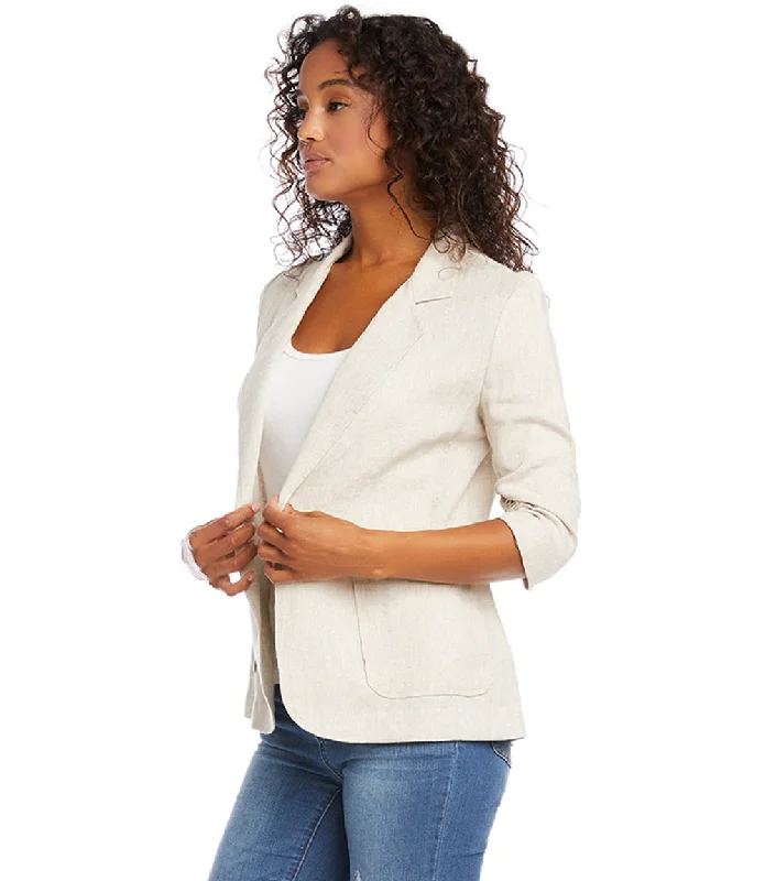 Ruched Sleeve Jacket