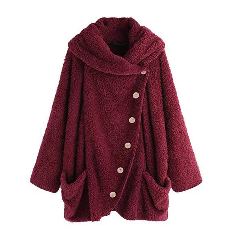 Wine Red with Buckle / XXL