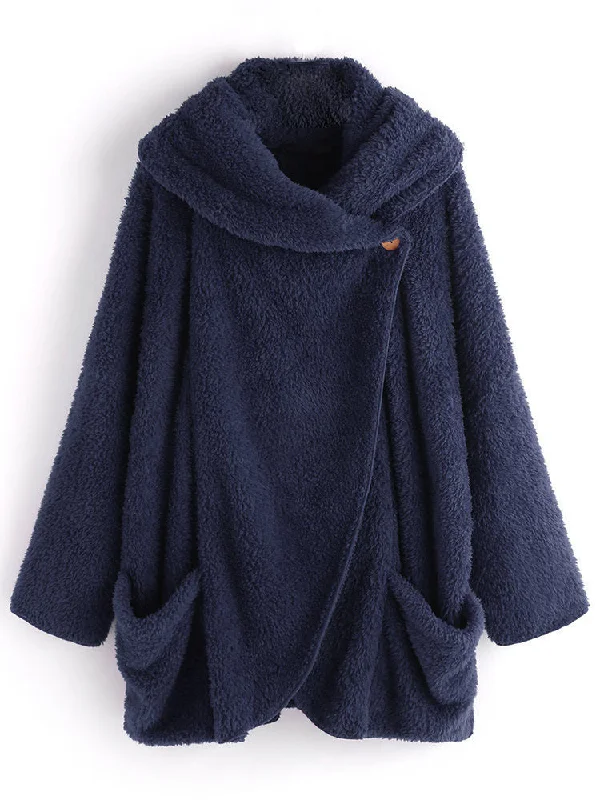 Dark Blue without Buttons / XL