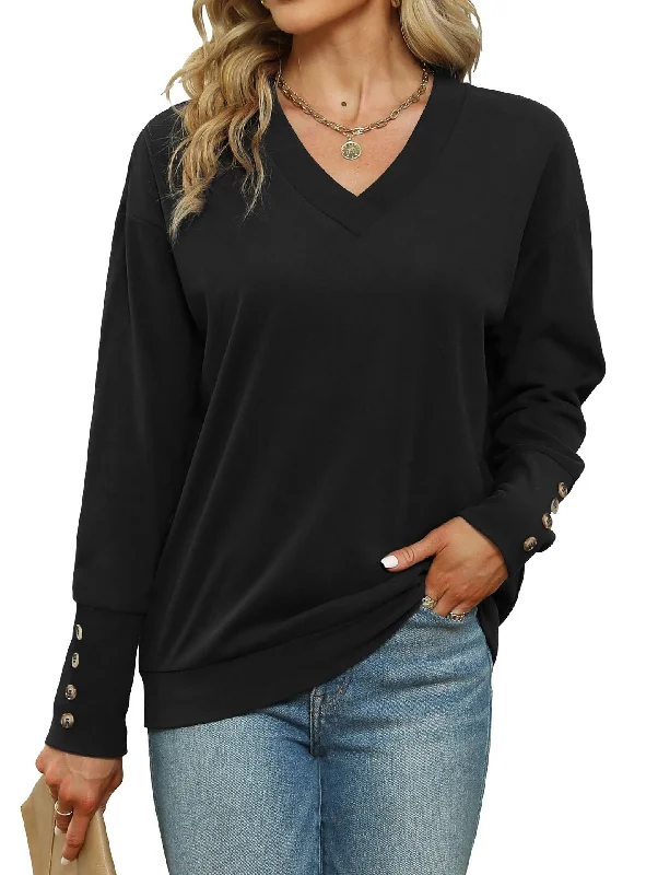 Women's Solid Color And Casual Long Sleeve Sweaters