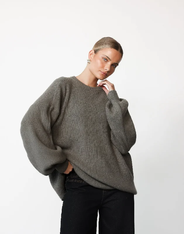 Zac Jumper (Dusty Olive)