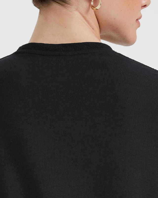 Classic Oversized Lightweight T-Shirt | Black