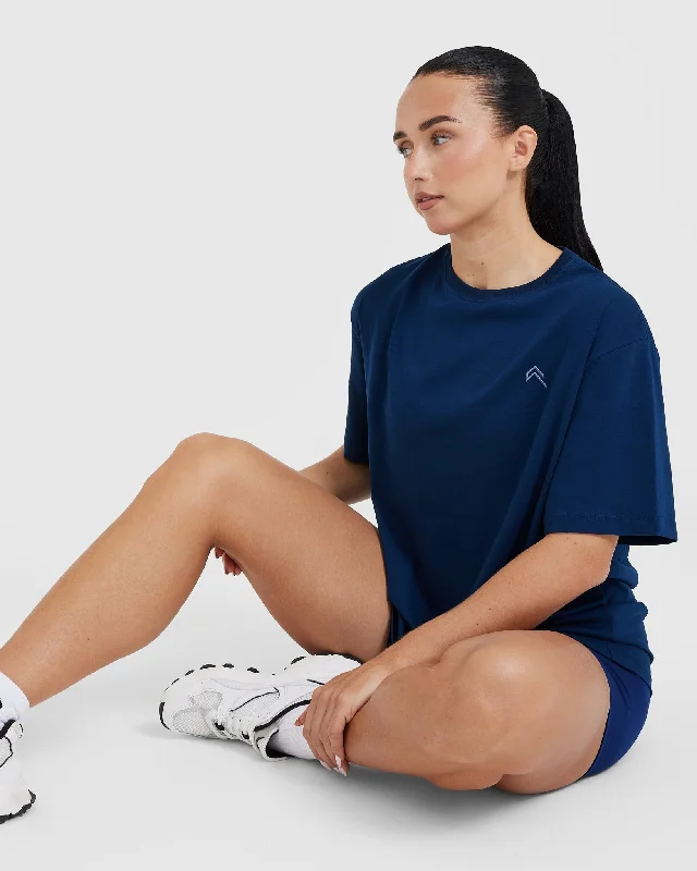 Classic Oversized Lightweight T-Shirt | Midnight