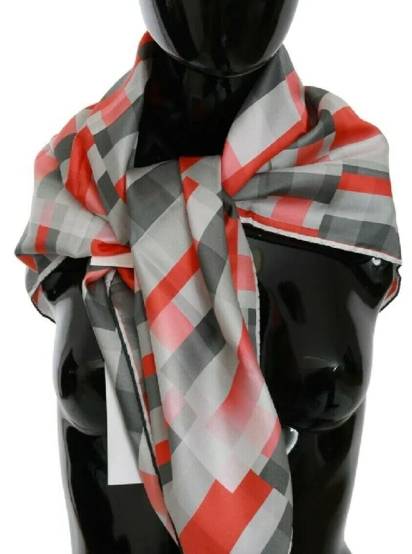 Costume National   Silk Shawl Foulard Wrap Women's Scarf