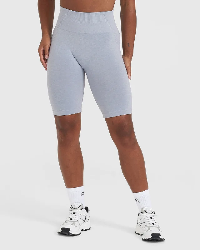 Effortless Seamless Cycling Shorts | Metal Grey