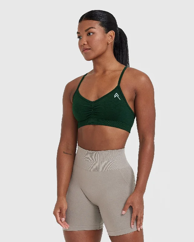 Effortless Strappy Bralette | Evergreen