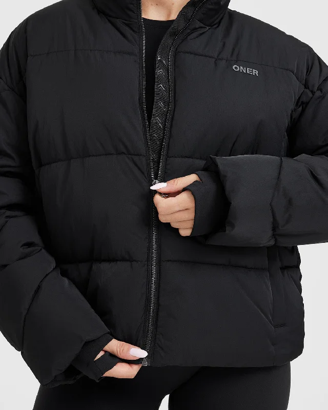 Puffer Jacket | Black