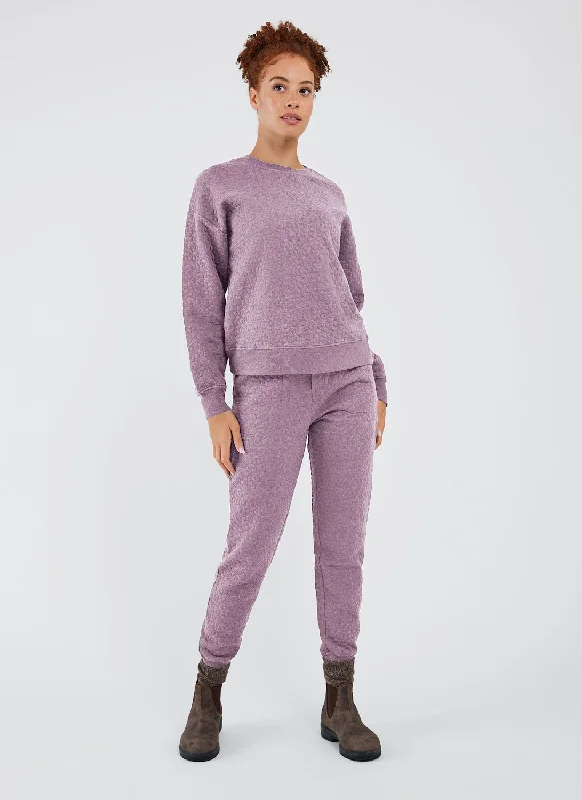 DARK MAUVE HEATHER / XS