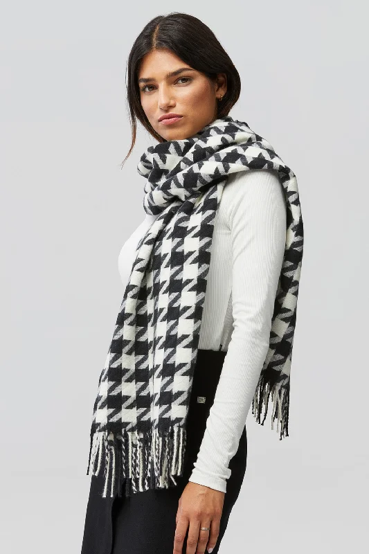 Sania Houndstooth Scarf