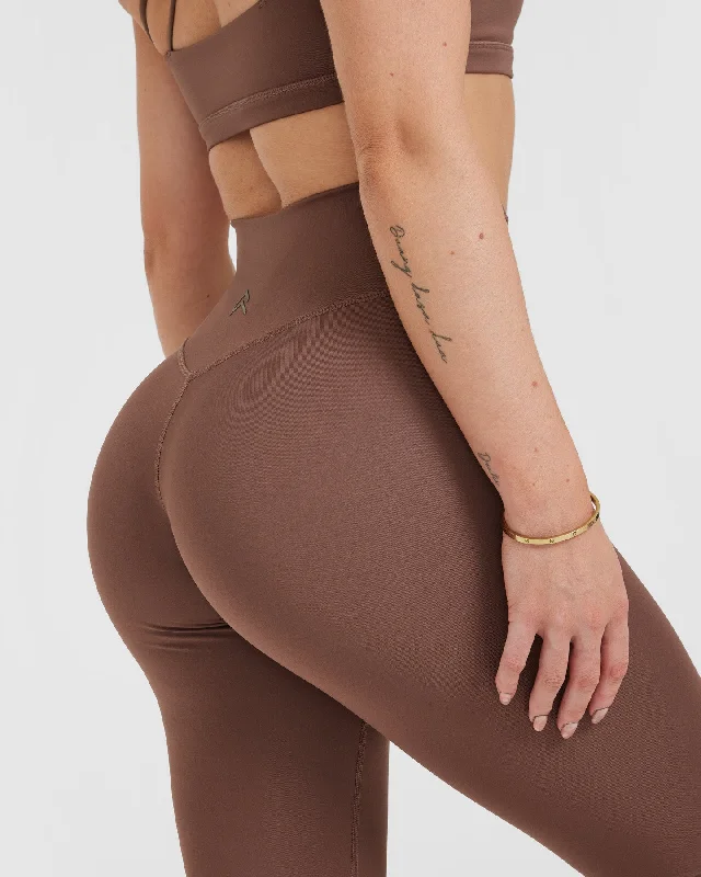 Timeless High Waisted Leggings | Chestnut