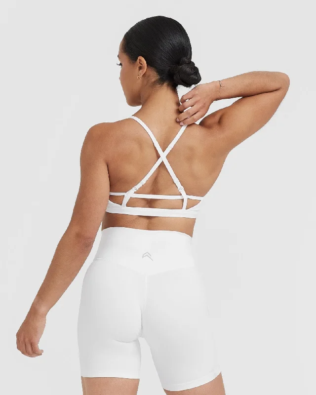 Timeless Strappy Bralette | White