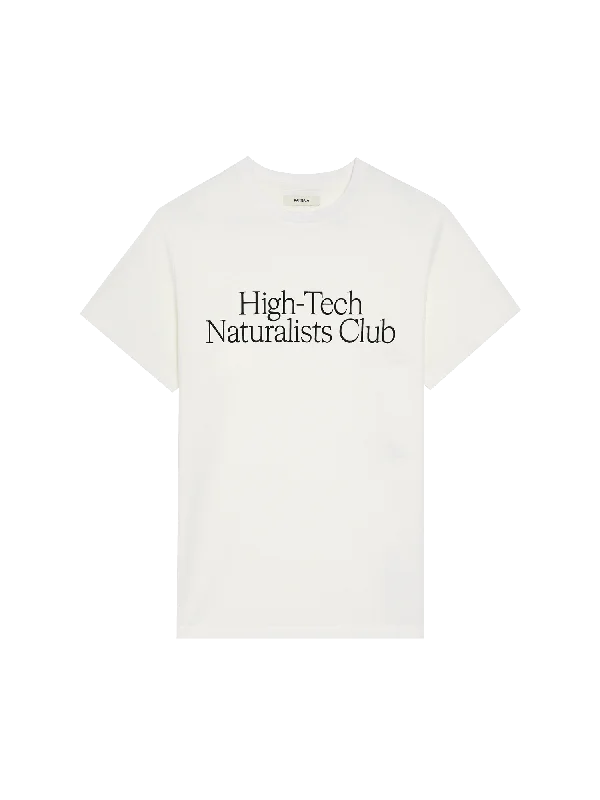 Womens Archive High-Tech Naturalists Club T-shirt—off-white