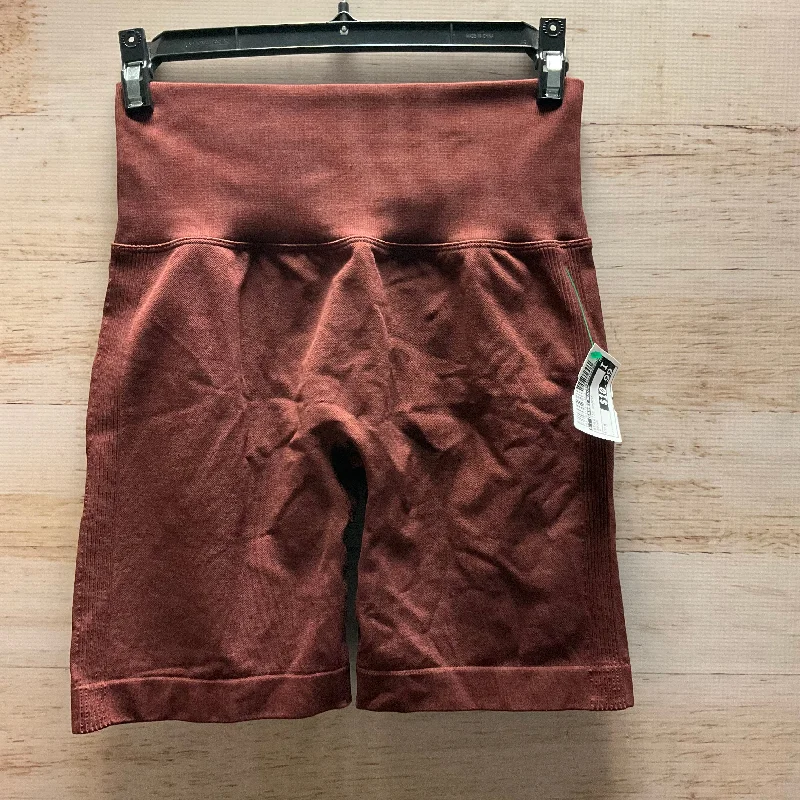 ATHLETIC SHORTS    CLOTHES MENTOR in BROWN, Size: M