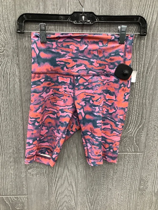 Athletic Shorts By Lululemon In Multi-colored, Size: 4