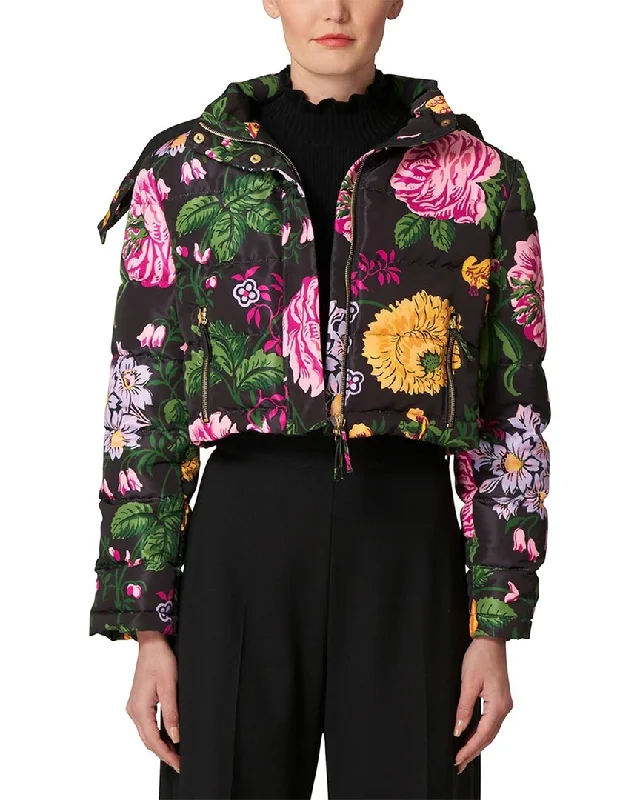 Carolina Herrera Cropped Puffer Coat