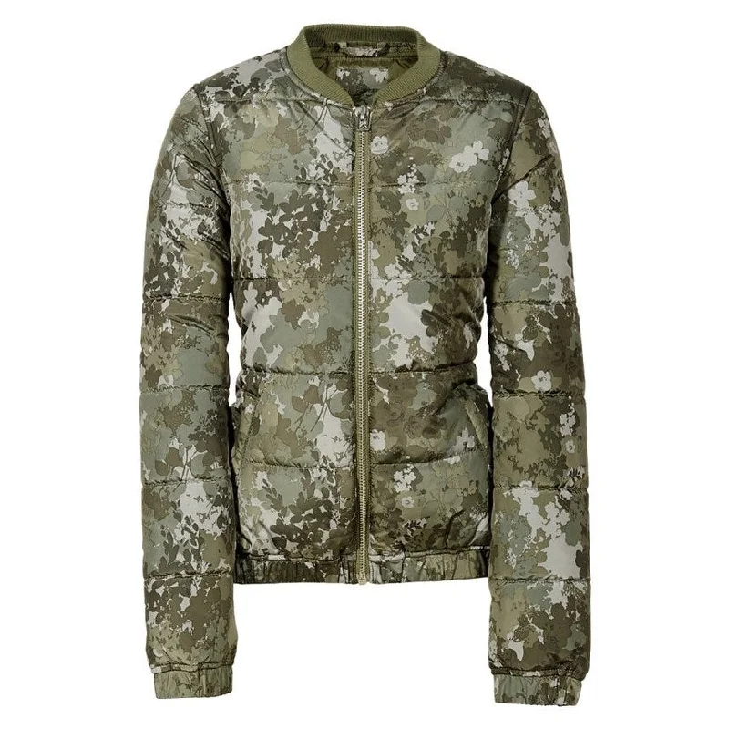 Aeropostale Womens Floral Camo Puffer Jacket