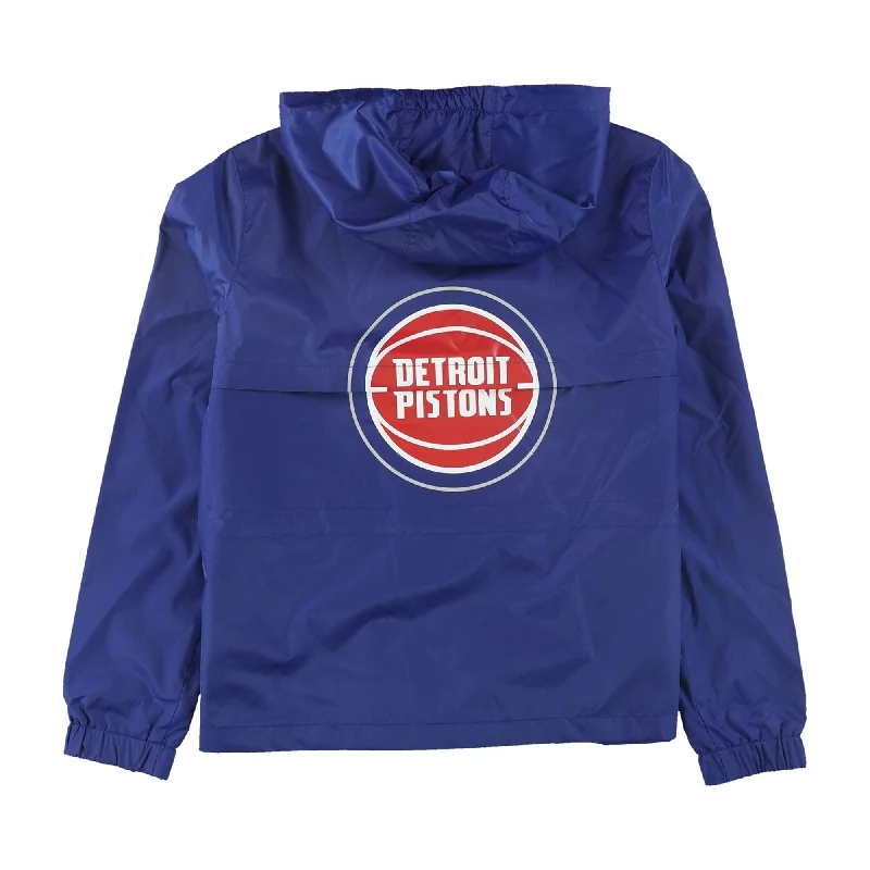 G-III Sports Womens Detroit Pistons Jacket, Blue, Medium