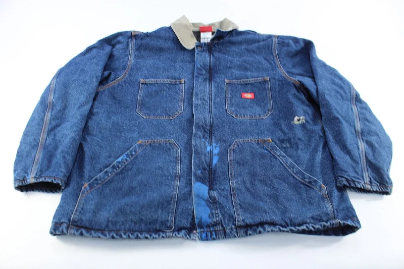 Dickie's Logo Patch Denim Chore Jacket