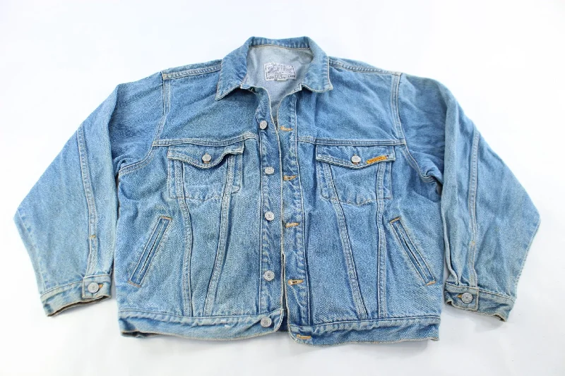 Original Jordache Jeanswear Light Wash Denim Jacket