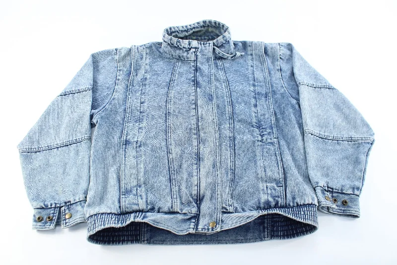 Ruth Douglas Acid Wash Denim Zip Up Jacket