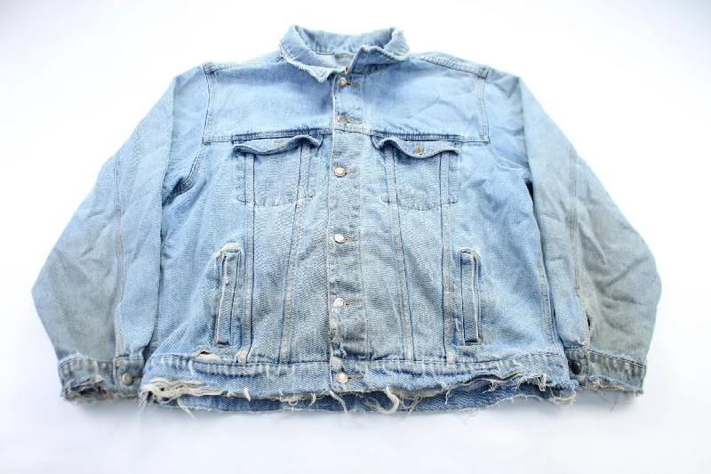 Thrashed Wrangler Hero Light Wash Denim Jacket