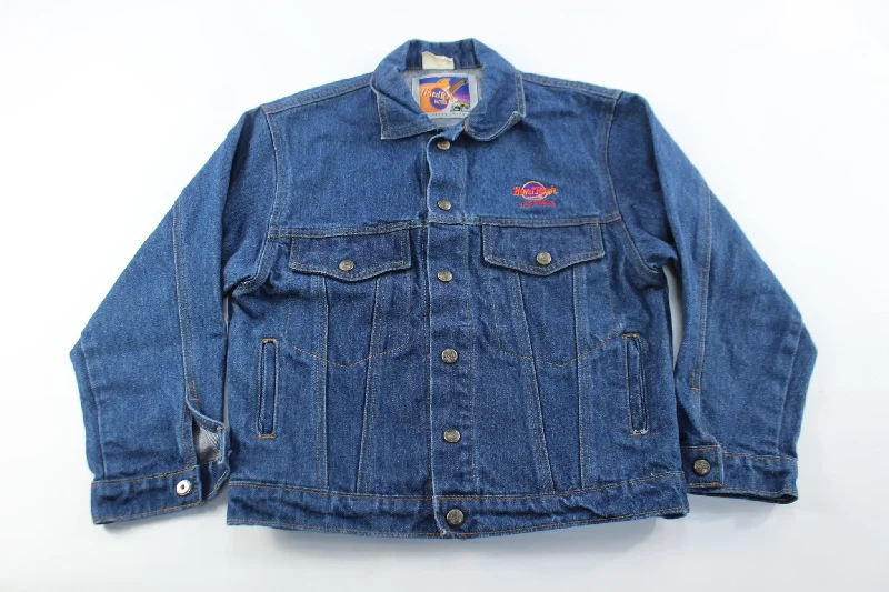 Youth Hard Rock Hotel Embroidered Las Vegas Denim Jacket