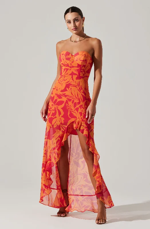 Anyssa Strapless Maxi Dress