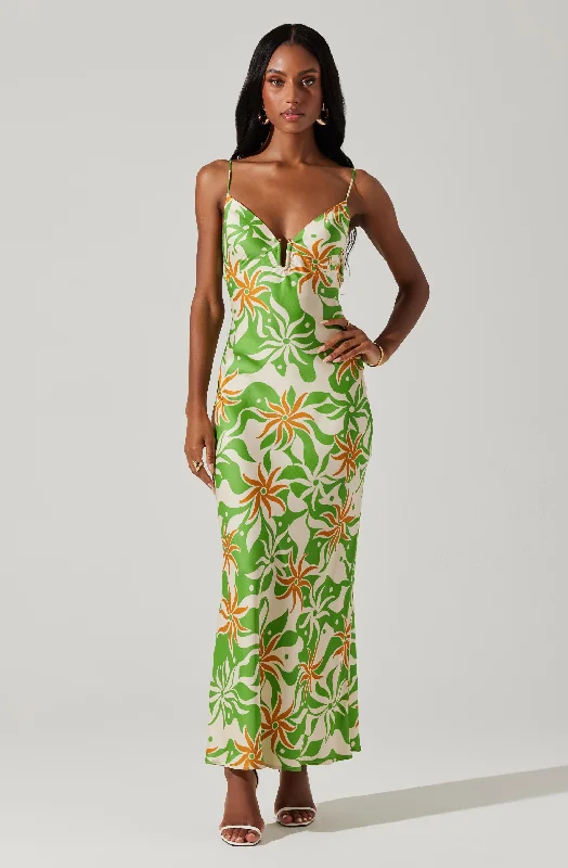 Lysandra Open Back Maxi Dress